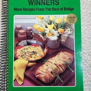 Winners Cookbook Spiral Bound More Recipes From The Best of Bridge 1984 Vintage